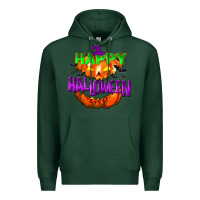 Sports Green Happy Halloween Premium Hoodie - NancyCooperArtShop