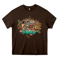 Chocolate Brown coffee please Heavy Core Tee - BarkalooDesign