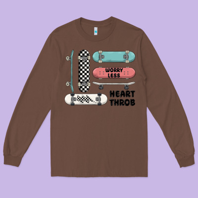 Worry Less Long Sleeve Tee Designed By Maliassmallbusiness