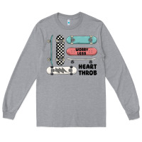 Heather Grey worry less Long Sleeve Tee - MaliasSmallBusiness