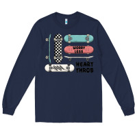 Navy worry less Long Sleeve Tee - MaliasSmallBusiness