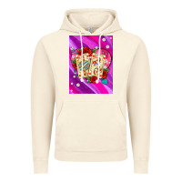 Vintage Artic playing cards with pearls and glitter air Vintage Hoodie - AdoDesignShop