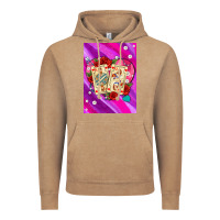 Vintage Coffee playing cards with pearls and glitter air Vintage Hoodie - AdoDesignShop