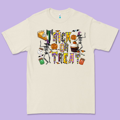 Trick Or Treat Premium Tee Designed By Cowhidedigitalart