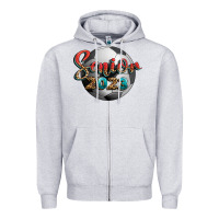 Heather Grey soccer senior 2023 Zipper Hoodie - BundleAndBundleShop