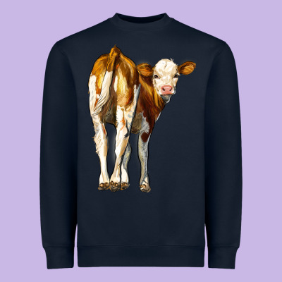 Simmental Calf Heavyweight Sweatshirt Designed By Lillyallendesigns