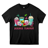 Black science teacher coffee cups Heavy Core Tee - Zillion Design Studio