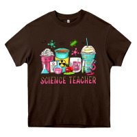 Chocolate Brown science teacher coffee cups Heavy Core Tee - Zillion Design Studio