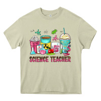 Mossy science teacher coffee cups Heavy Core Tee - Zillion Design Studio