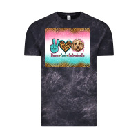 Cloud Black peace love labradoodle Vintage Tee - Jasminsmagicworld