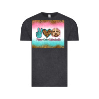 Vintage Black peace love labradoodle Vintage Tee - Jasminsmagicworld