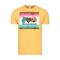 Vintage Mustard peace love labradoodle Vintage Tee - Jasminsmagicworld