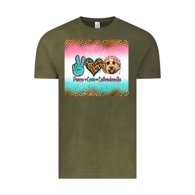 Peace Love Labradoodle Vintage Tee by Jasminsmagicworld | Teevron