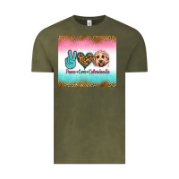 Vintage Olive peace love labradoodle Vintage Tee - Jasminsmagicworld