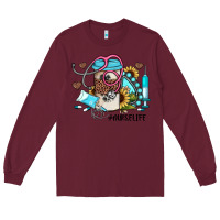Burgundy nurse life western sunflower gemstone nurse Long Sleeve Tee - JahusDesignShop