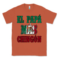 Copper El Papa Mas Chingon Mexican Flag Classic Tee - Jasminsmagicworld