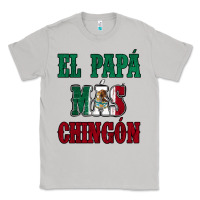 Moon Dust El Papa Mas Chingon Mexican Flag Classic Tee - Jasminsmagicworld