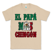 Mushroom El Papa Mas Chingon Mexican Flag Classic Tee - Jasminsmagicworld