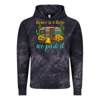 Cloud Black home is where we park it Vintage Hoodie - Artiststas