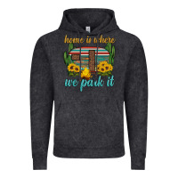 Vintage Black home is where we park it Vintage Hoodie - Artiststas