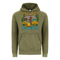 Vintage Olive home is where we park it Vintage Hoodie - Artiststas