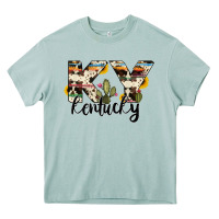 Arona kentucky state cowhide serape cactus Heavy Core Tee - RanaPortraitStore