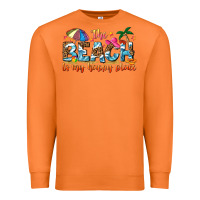 Carrot the beach is my happy place Premium Sweatshirt - NancyCooperArtShop