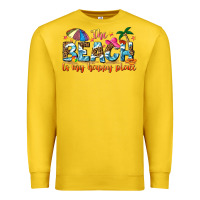 Lemon the beach is my happy place Premium Sweatshirt - NancyCooperArtShop