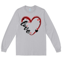 Moon Dust valentines day heart Long Sleeve Tee - MaliasSmallBusiness