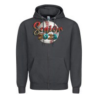 Smoke baseball senior 2023 Zipper Hoodie - BundleAndBundleShop