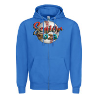 True Royal baseball senior 2023 Zipper Hoodie - BundleAndBundleShop