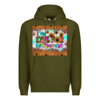 Army Green i'm not for everyone Premium Hoodie - JahusDesignShop