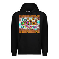 Black i'm not for everyone Premium Hoodie - JahusDesignShop