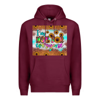 Burgundy i'm not for everyone Premium Hoodie - JahusDesignShop