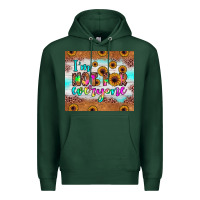 Sports Green i'm not for everyone Premium Hoodie - JahusDesignShop