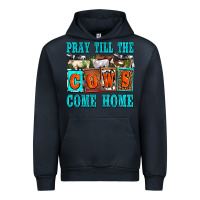 Navy pray till the cows come home olivia Urban Hoodie - OliviaCreatesArt
