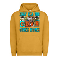 Pigment Peanut Butter pray till the cows come home olivia Urban Hoodie - OliviaCreatesArt