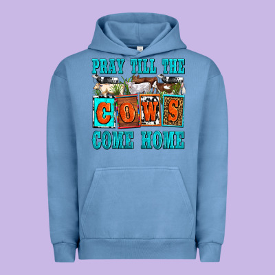 Pray Till The Cows Come Home Olivia Urban Hoodie Designed By Oliviacreatesart