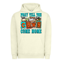 Pigment Pistachio pray till the cows come home olivia Urban Hoodie - OliviaCreatesArt
