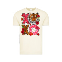 Vintage Arctic xoxo with tiger Vintage Tee - NancyCooperArtShop