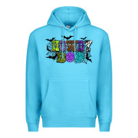 Ocean Blue Halloween howdy boo Premium Hoodie - NancyCooperArtShop