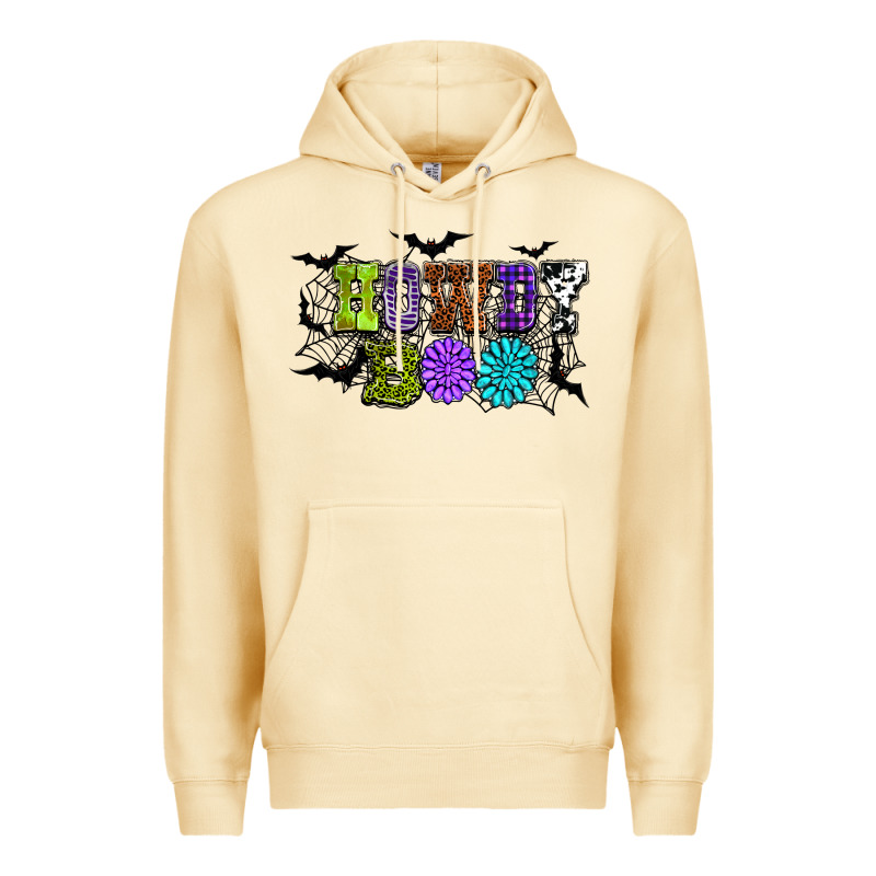 Halloween Howdy Boo Premium Hoodie by NancyCooperArtShop | Teevron