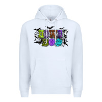 White Halloween howdy boo Premium Hoodie - NancyCooperArtShop