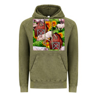 Vintage Olive Mama And Baby Pig Vintage Hoodie - BundleAndBundleShop