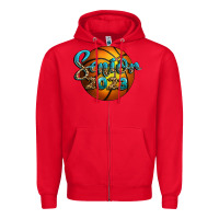 Red basketball senior 2023 Zipper Hoodie - BundleAndBundleShop