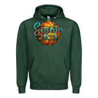 Sports Green basketball senior 2023 Zipper Hoodie - BundleAndBundleShop