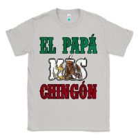 Moon Dust El Papa Mas Chingon Mexican Flag Classic Tee - Jasminsmagicworld