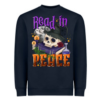 Read In Peace Halloween Heavyweight Sweatshirt | Teevron