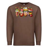 Chestnut school bus coffee cups Premium Sweatshirt - NancyCooperArtShop