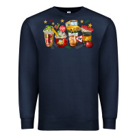 Navy school bus coffee cups Premium Sweatshirt - NancyCooperArtShop